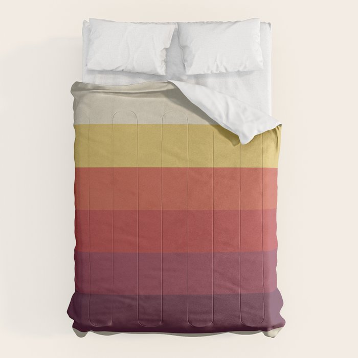 Retro Video Cassette Color Palette Comforter