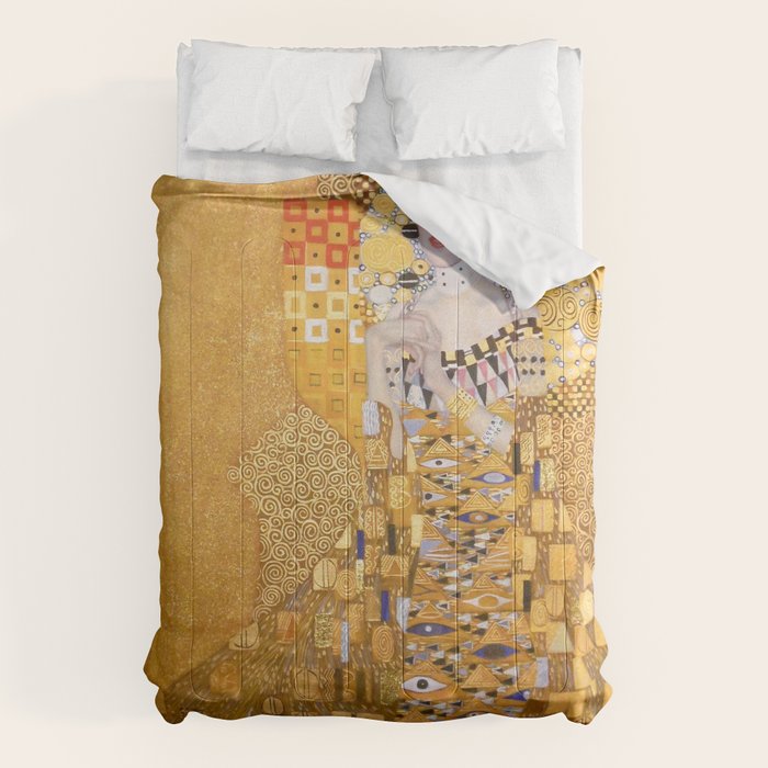 Gustav Klimt - The Woman In Gold Comforter