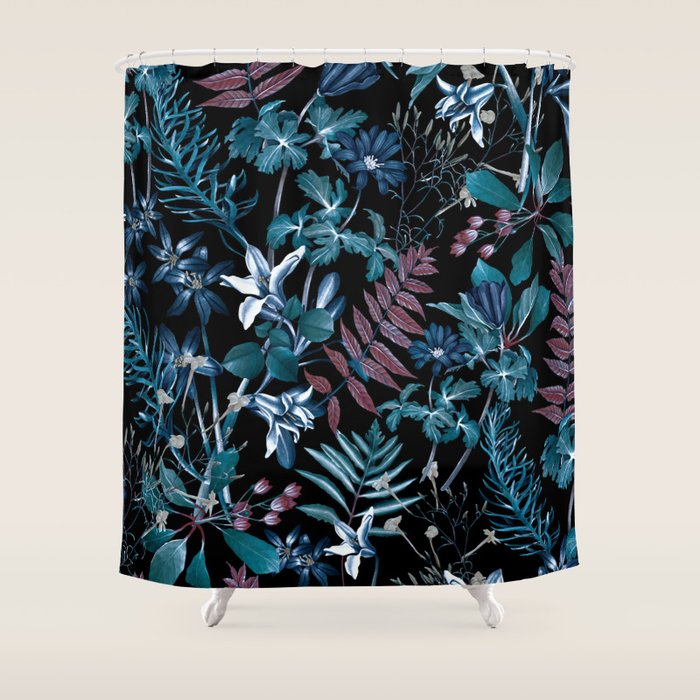 Exotic Garden - Night Xiv Shower Curtain