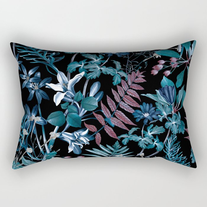 Exotic Garden - Night Xiv Rectangular Pillow
