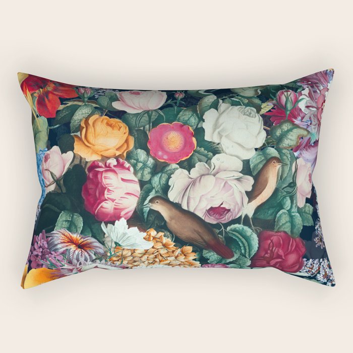 Exotic Garden - Night Xiii Rectangular Pillow