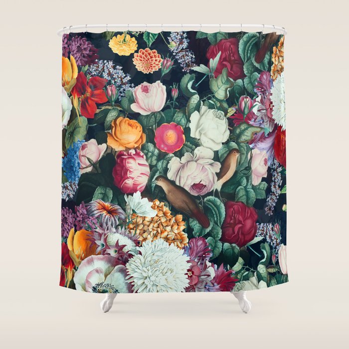 Exotic Garden - Night Xiii Shower Curtain