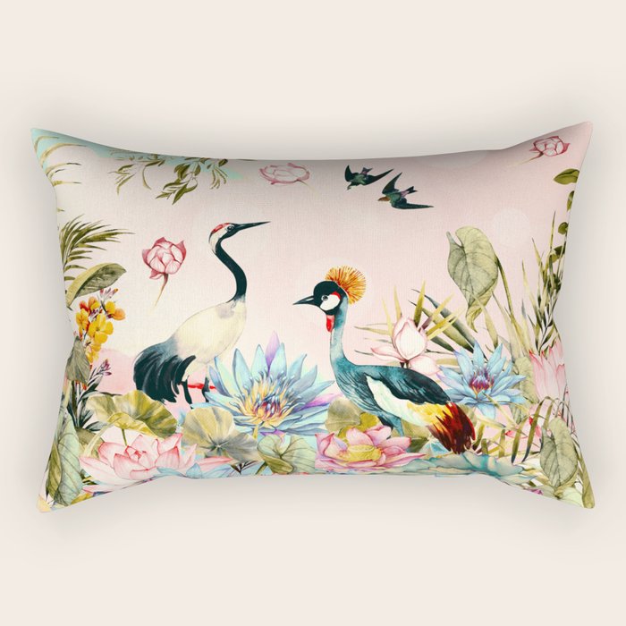 Landscapes Of Birds In Paradise 2 Rectangular Pillow