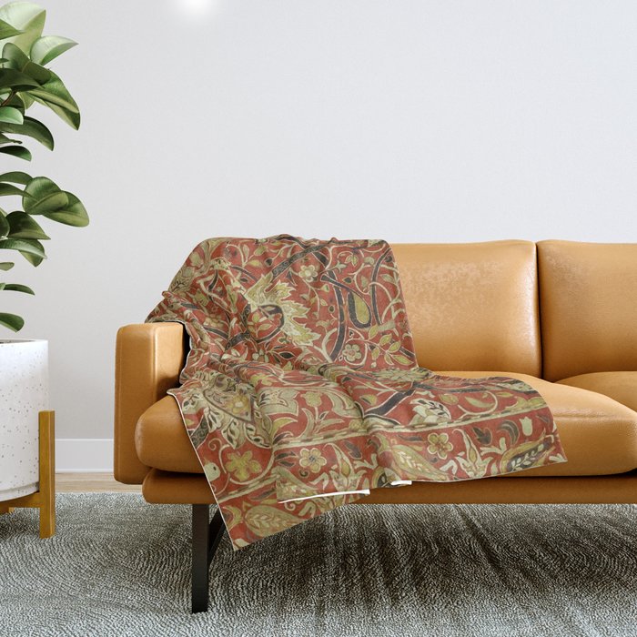 William Morris "Bullerswood" 2. Throw Blanket