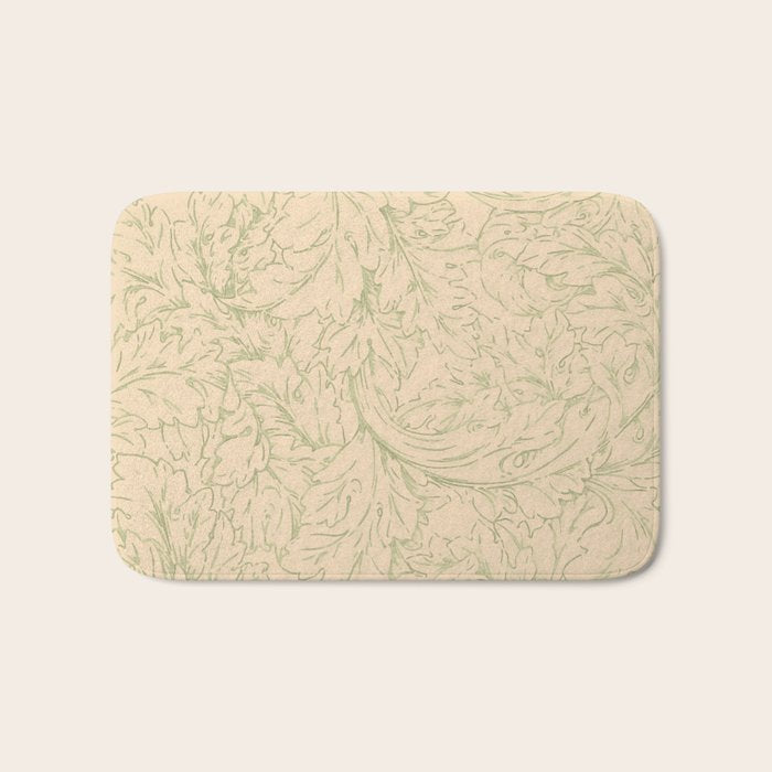 William Morris "Acanthus Scroll" 11. Bath Mat