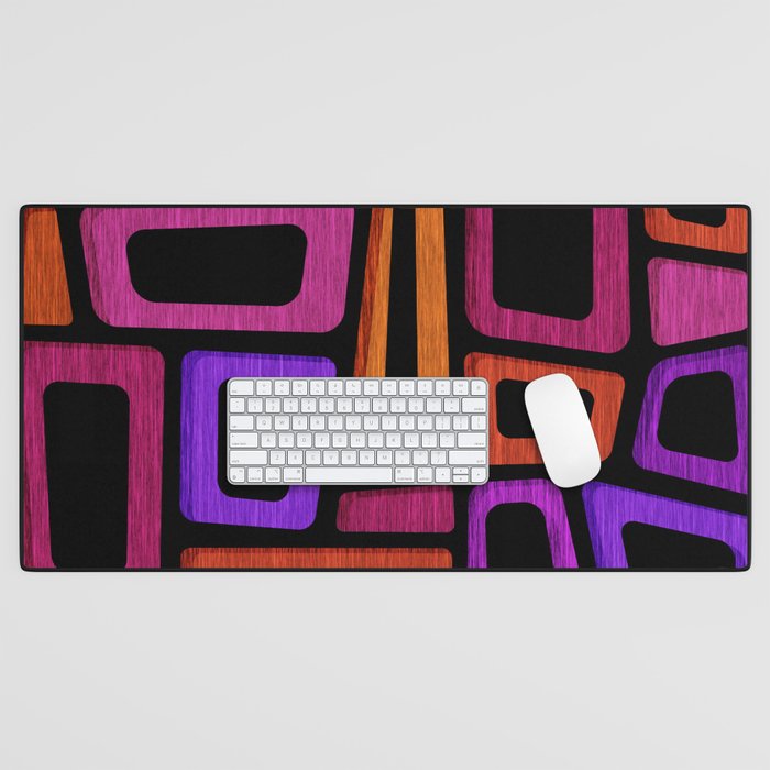Palm Springs Modern Tiki Design Desk Mat