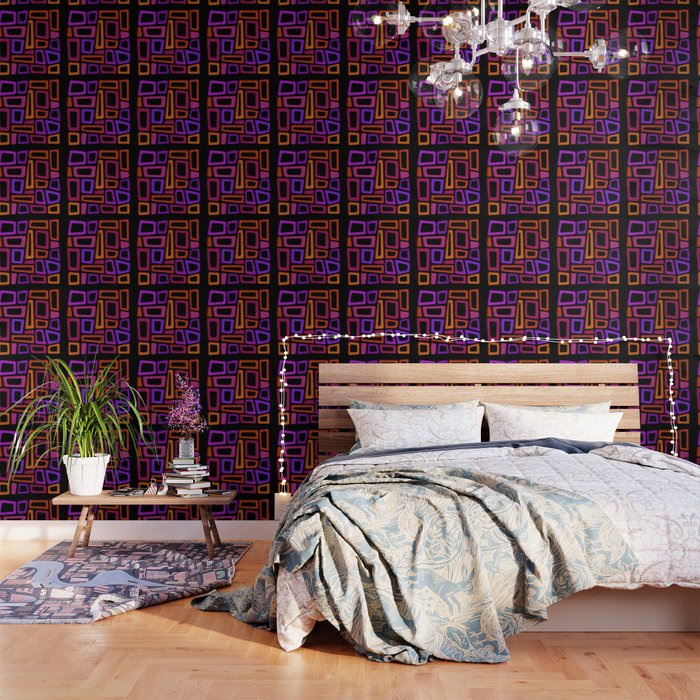 Palm Springs Modern Tiki Design Wallpaper