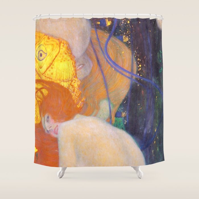 Gustav Klimt "Goldfische" (1) Shower Curtain