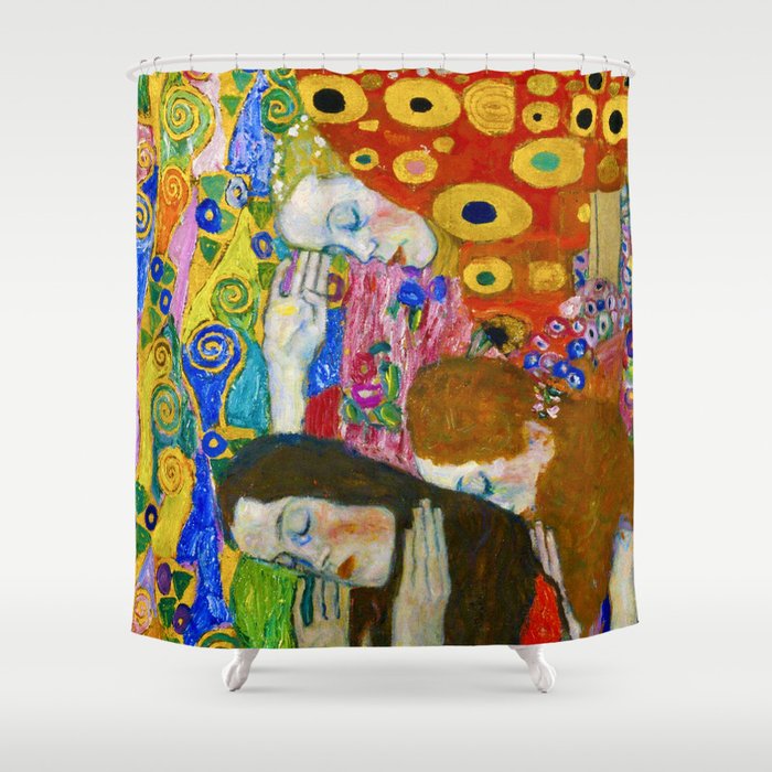 Gustav Klimt "Hope Ii" (Detail) Shower Curtain