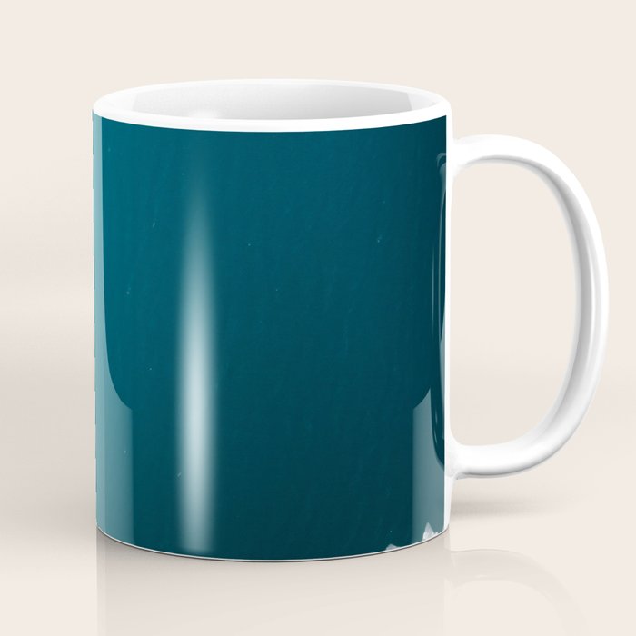 Minimalist Ice Bergs In The Blue Ocean Coffee Mug