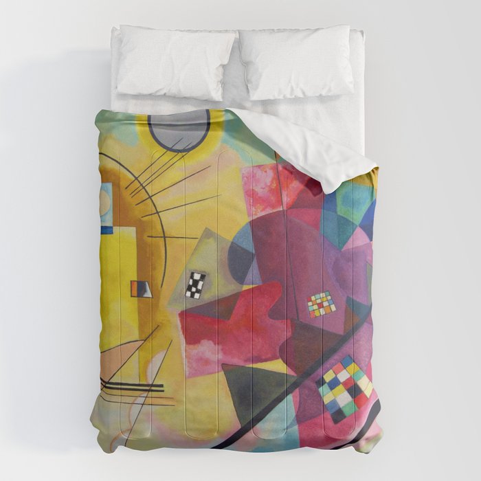 Wassily Kandinsky Yellow Red Blue Comforter