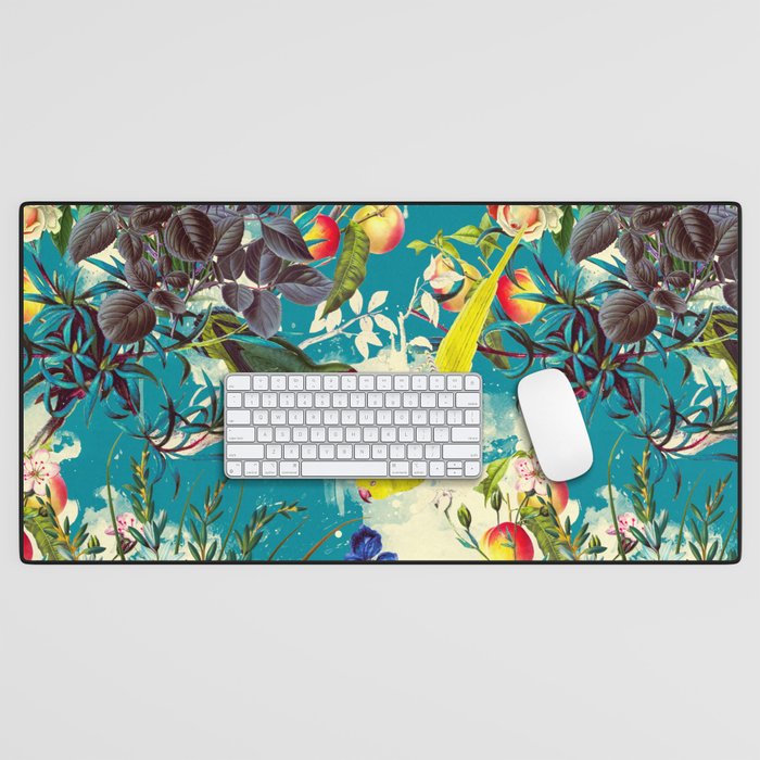 Tropical Birds In The Nature - 010 Desk Mat