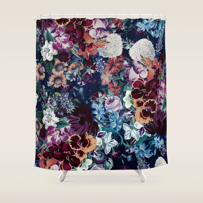 Exotic Garden - Night Xvi Shower Curtain