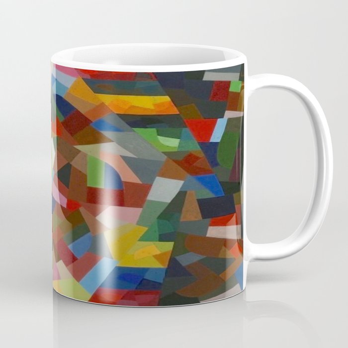 Otto Freundlich Rosace Ii Abstract Acrylic Painting Modern Geometric Colorful Art Pattern Coffee Mug