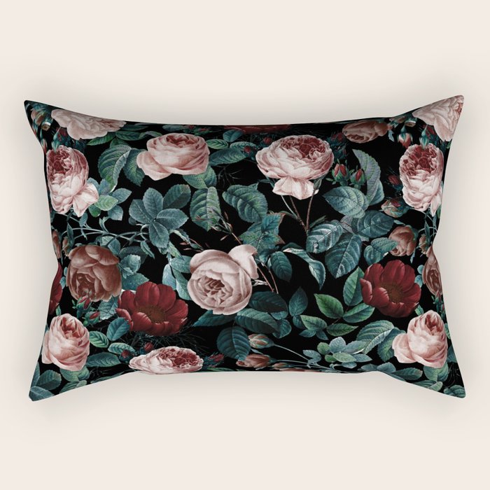 Exotic Garden - Night Xv Rectangular Pillow