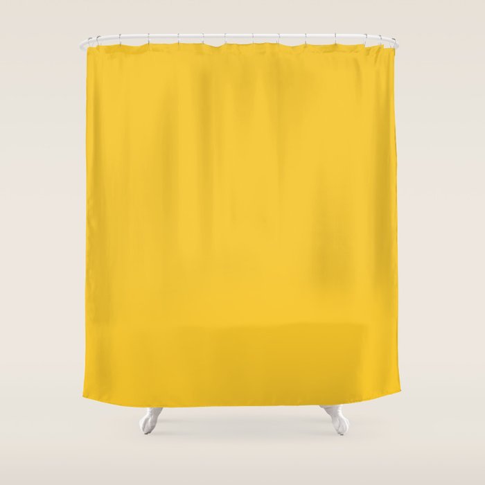 Canary Yellow - Solid Color Collection Shower Curtain