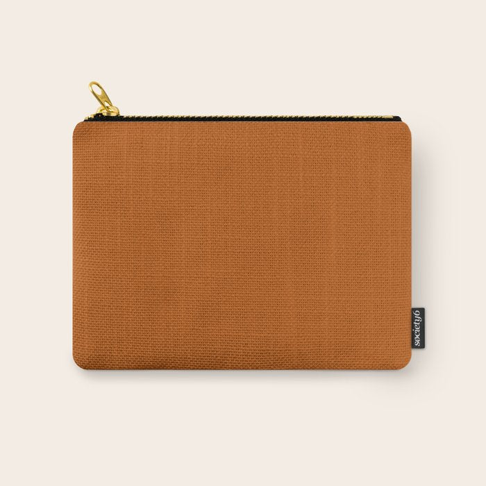 Ginger - Solid Color Collection Carry All Pouch