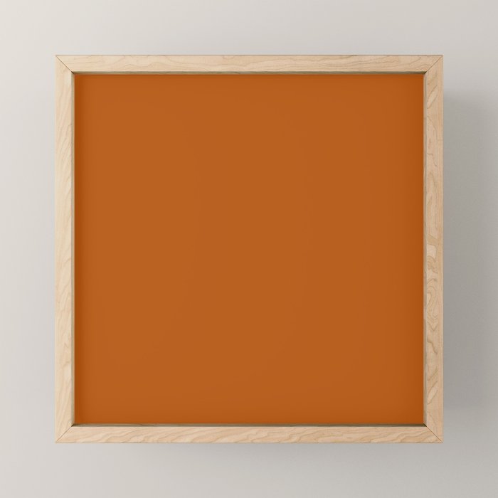 Ginger - Solid Color Collection Mini Art Print
