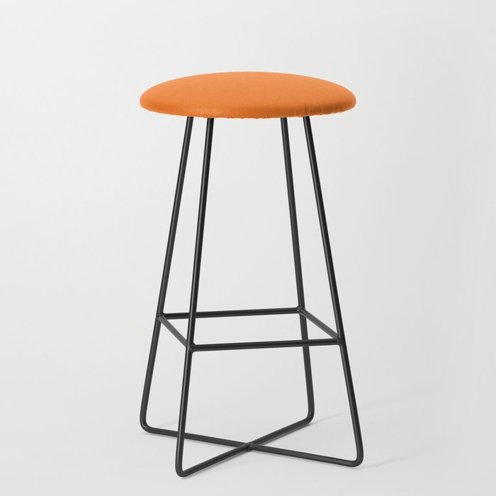Tangerine - Solid Color Collection Stool
