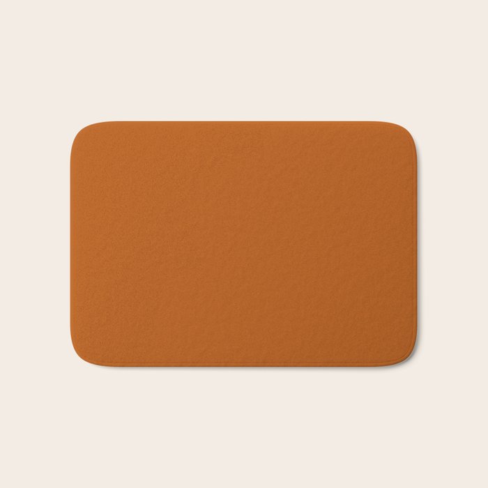 Ginger - Solid Color Collection Bath Mat