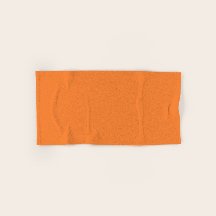 Tangerine - Solid Color Collection Bath Towel