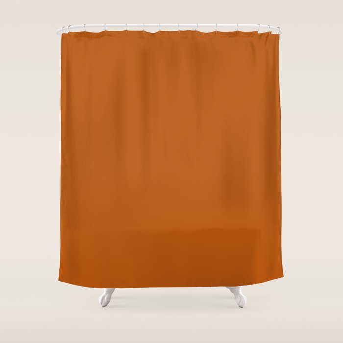 Ginger - Solid Color Collection Shower Curtain
