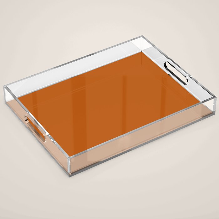 Ginger - Solid Color Collection Acrylic Tray