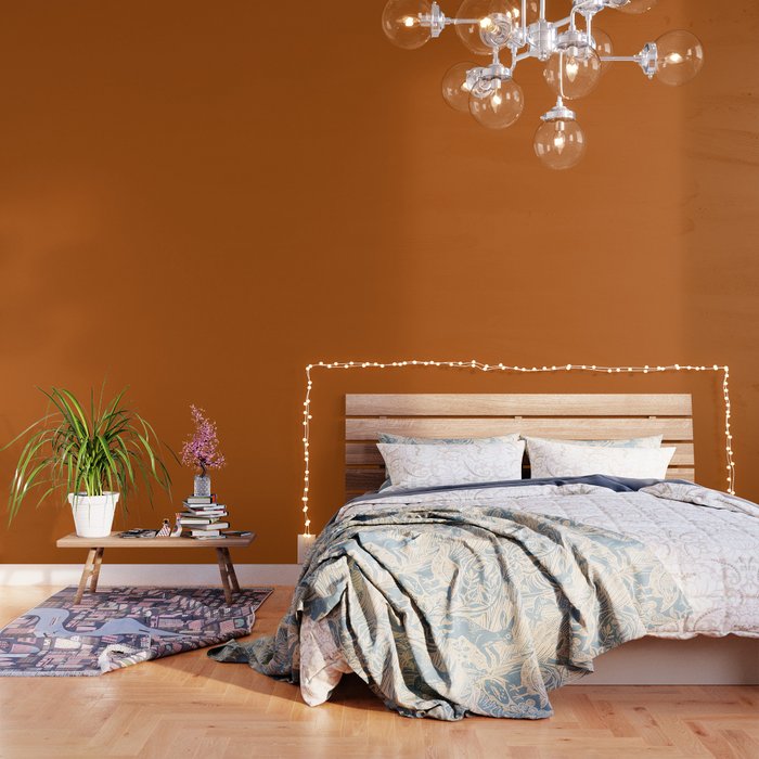 Ginger - Solid Color Collection Wallpaper