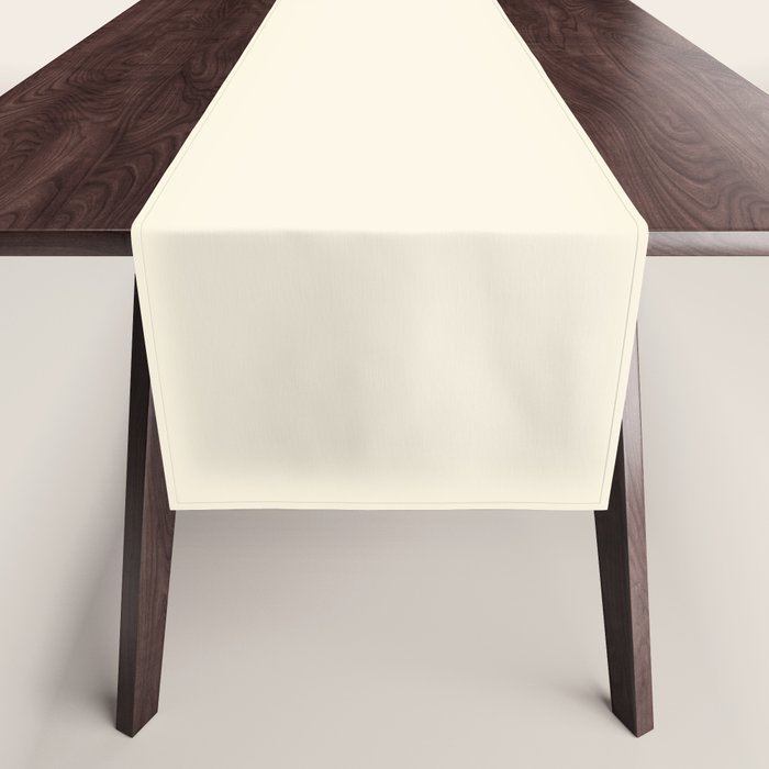 Cream - Solid Color Collection Table Runner
