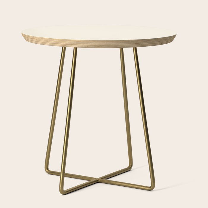 Cream - Solid Color Collection Side Table