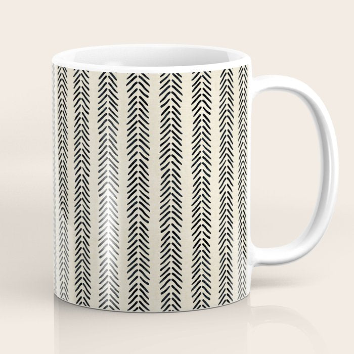 Small Black And White Arrowheads Coffee Mug