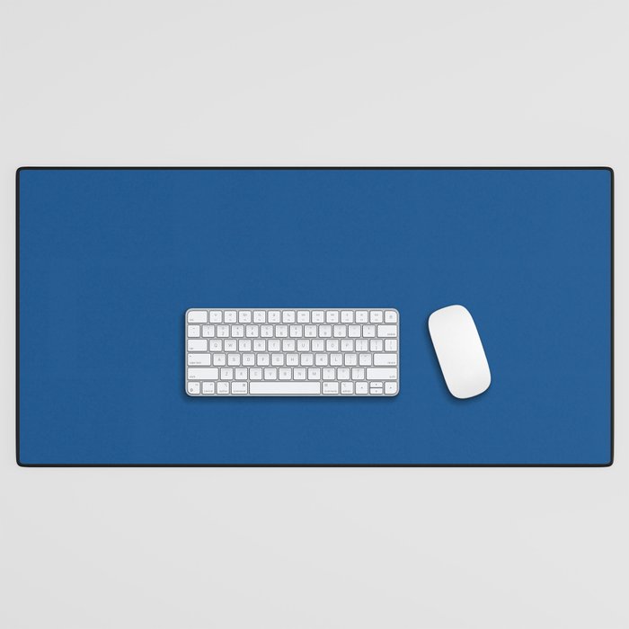 Lapis Lazuli Blue - Solid Color Collection Desk Mat