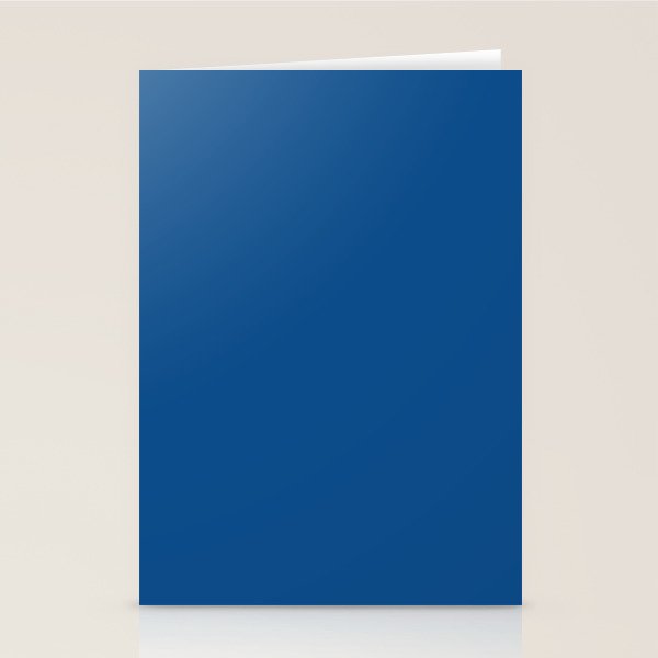 Lapis Lazuli Blue - Solid Color Collection Stationery Card