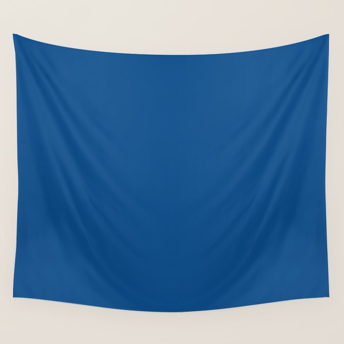 Lapis Lazuli Blue - Solid Color Collection Wall Tapestry