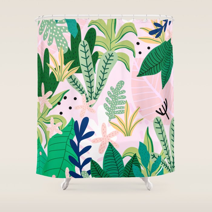 Into The Jungle - Sunrise Shower Curtain