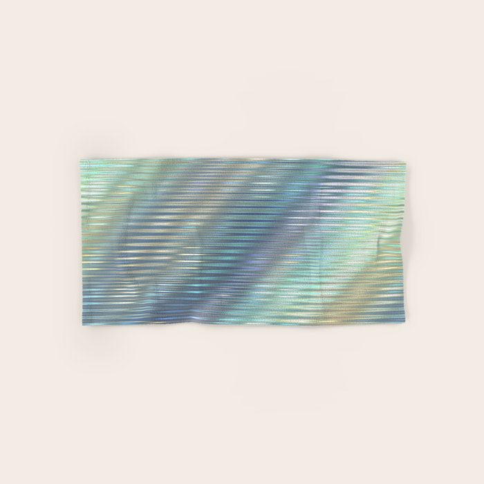 Striped Abstract Glass Relection Bath Towel