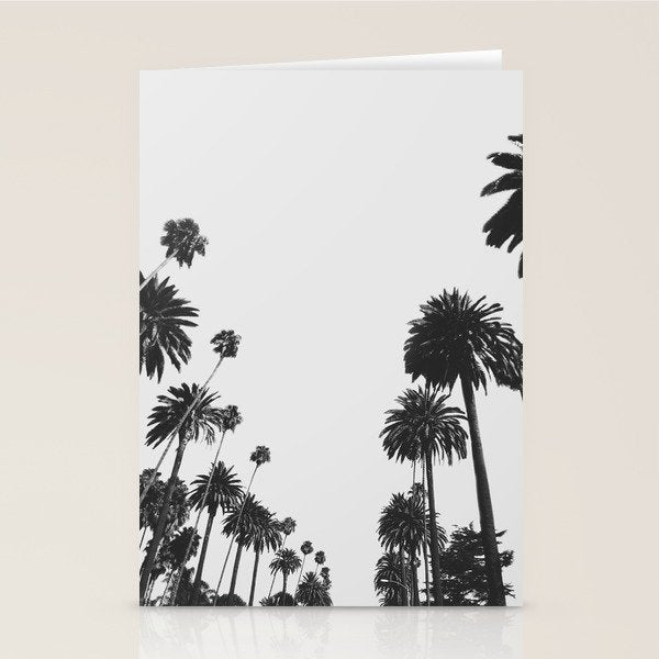 Palm Spring California, Palms Stationery Card