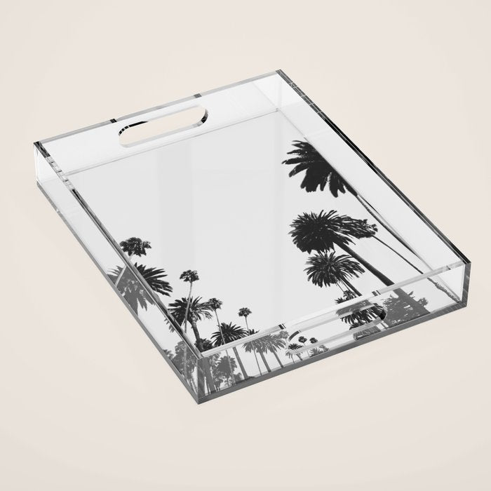Palm Spring California, Palms Acrylic Tray