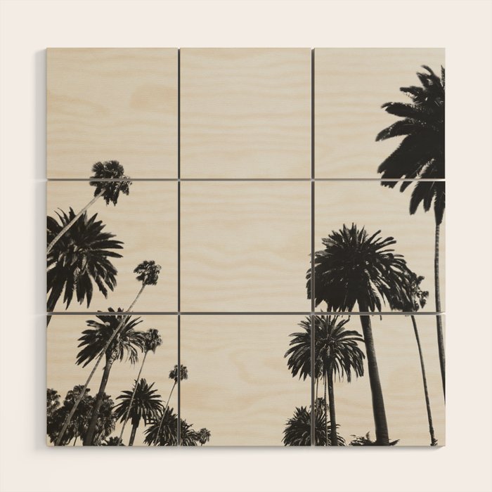 Palm Spring California, Palms Wood Wall Art