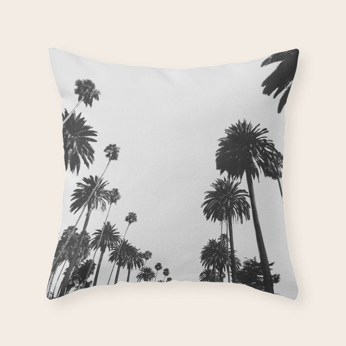 Palm Spring California, Palms Throw Pillow