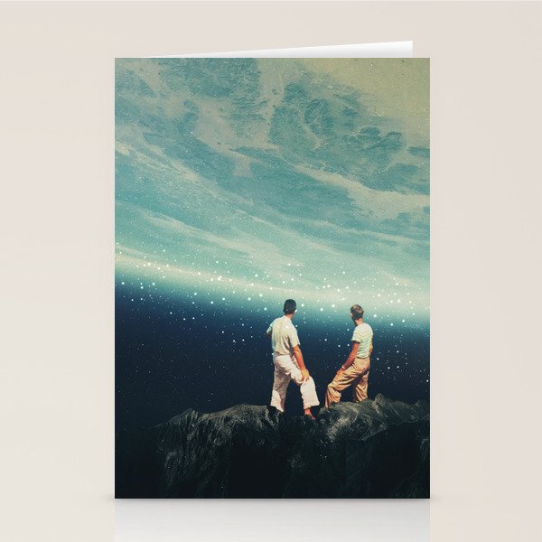The Earth Was Crying And We Were There Stationery Card