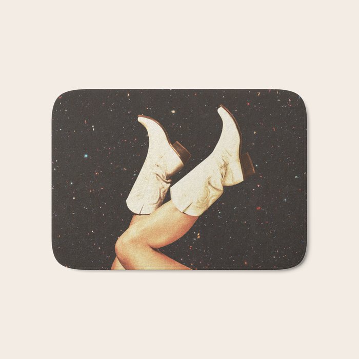 These Boots - Space & Stars Cowgirl Bath Mat