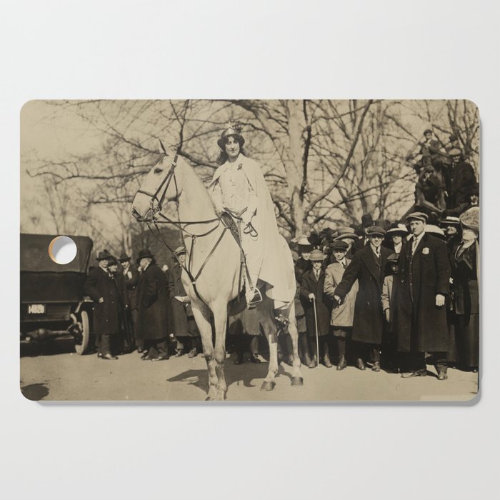 Inez Milholland Leading Suffrage Parade Cutting Board