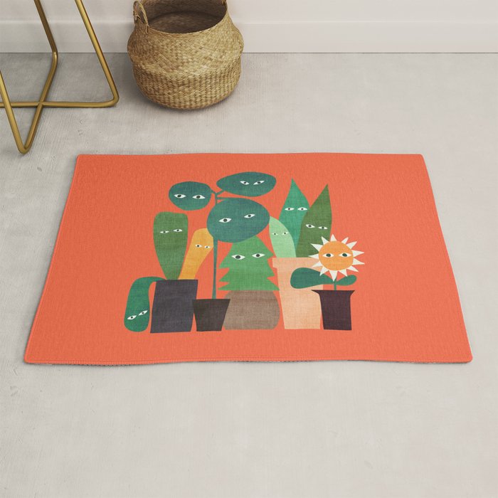The Plants Are Watching (Paranoidos Maximucho) Rug