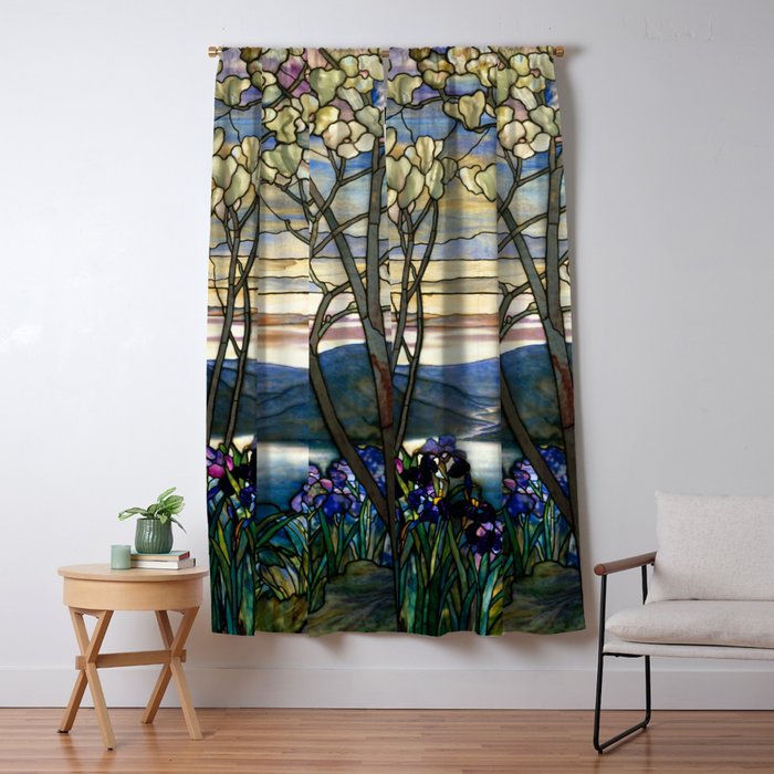 Louis Comfort Tiffany - Decorative Stained Glass 5. Window Curtain