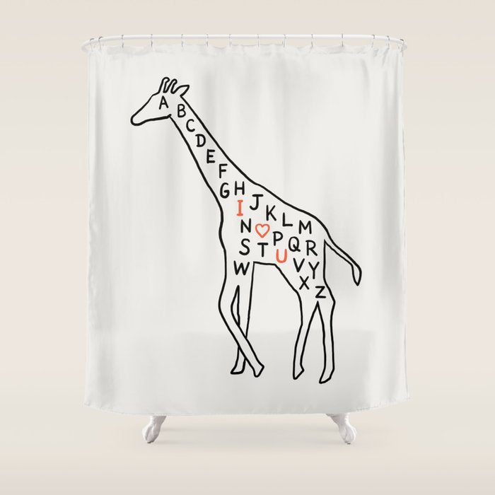 I Love You As High As I Can Reach Shower Curtain