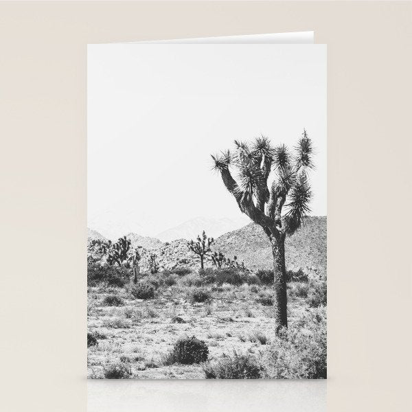 Joshua Tree Monochrome, No. 1 Stationery Card
