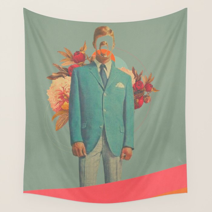 Absent Through My Adultness Wall Tapestry