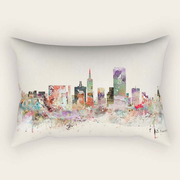 San Francisco California Rectangular Pillow