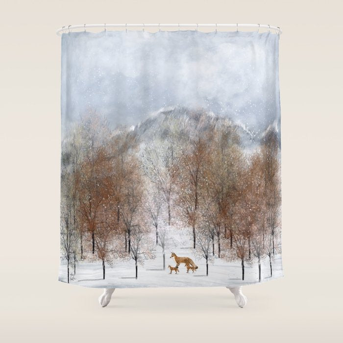 Nature Will Find A Way Deux Shower Curtain